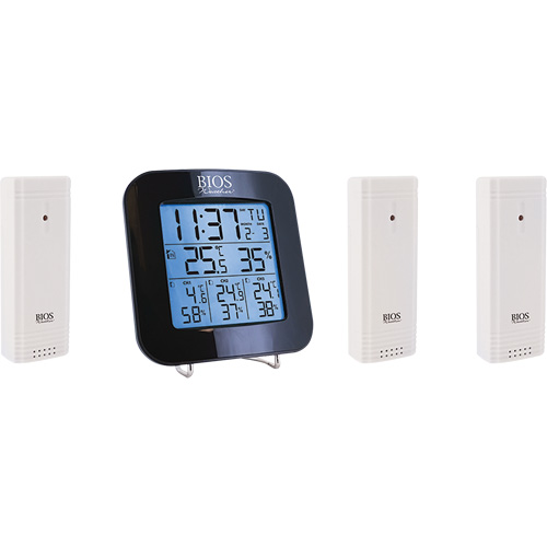 Wireless Weather Station with 3 Sensors, Non-Contact, Digital, 40-158°F (-40-70°C) Solutions industrielles ALPHA