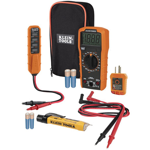 Trousse dessai &eacute;lectrique avec multim&egrave;tre num&eacute;rique Solutions industrielles ALPHA