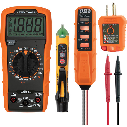 Trousse dessai &eacute;lectrique avec multim&egrave;tre num&eacute;rique Solutions industrielles ALPHA
