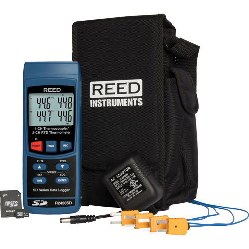 Data Logging Thermocouple Thermometer Kit Solutions industrielles ALPHA