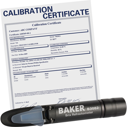 Refractometer with ISO Certificate, Analogue (Sight Glass), Br Solutions industrielles ALPHA