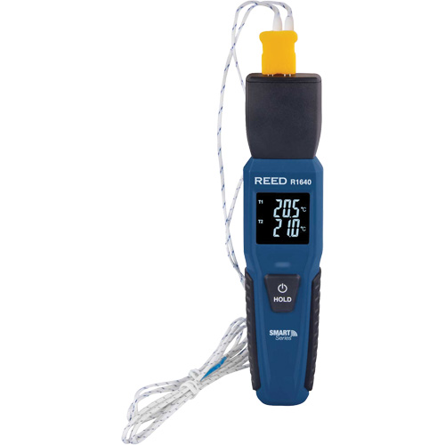 Bluetooth Smart Series Thermocouple Thermometer, Contact, Digital, -328-2501°F (-200-1372°C) Solutions industrielles ALPHA