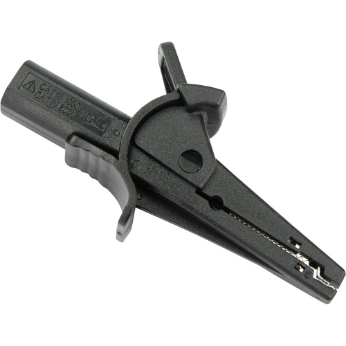 Pince crocodile noire pour le v&eacute;rificateur disolement haute tension R5002 Solutions industrielles ALPHA