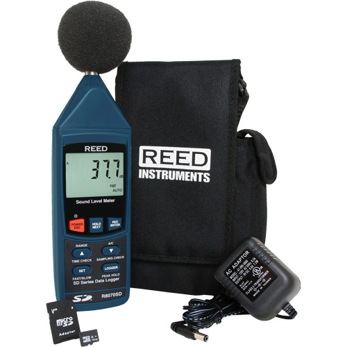 Data Logging Sound Level Meter Kit with ISO Certificate Solutions industrielles ALPHA
