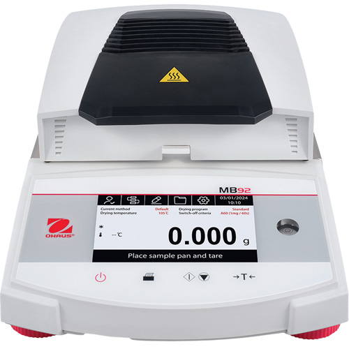 Analyseur d'humidit&eacute; par chauffage de la fibre de carbone MB92 Solutions industrielles ALPHA