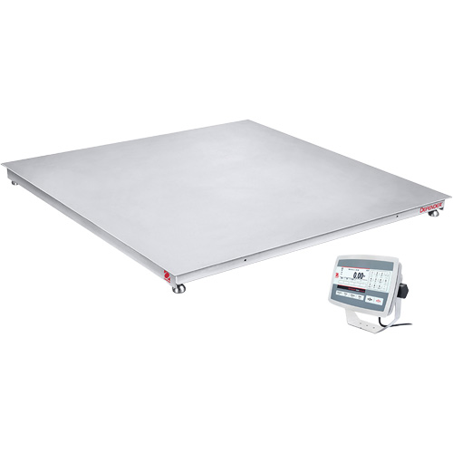 Balance de plancher lavable DEFENDER 5000, Capacit&eacute; de 5000 lb, 48" la x 48" lo Solutions industrielles ALPHA
