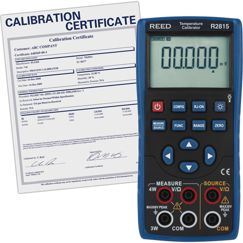 Temperature Calibrator with Traceable Certificate Solutions industrielles ALPHA
