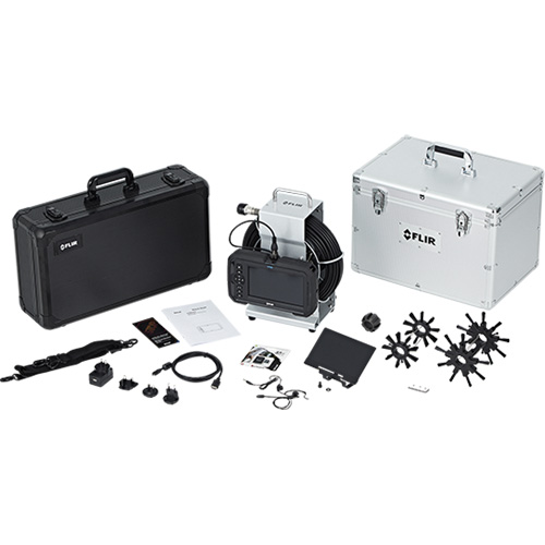 High-Performance Videoscope Kit with Camera Probe & Plumbing Spool Solutions industrielles ALPHA
