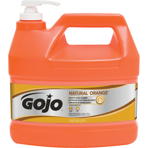 Natural Orange Hand Cleaner, Cream, 3.78 L, Jug, Citrus/Orange Solutions industrielles ALPHA