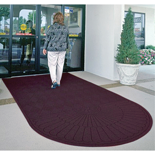 Waterhog&reg; Eco Matting, Wiper/Scraper, 3' x 6' x 3/8", Maroon Solutions industrielles ALPHA