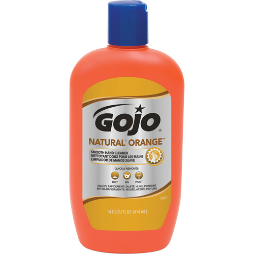 Natural Orange Hand Cleaner, Cream, 414 ml, Bottle, Citrus/Orange Solutions industrielles ALPHA
