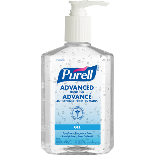 D&eacute;sinfectant pour les mains avanc&eacute;, 236 ml, Bouteille &agrave; pompe, 70 % alcool Solutions industrielles ALPHA