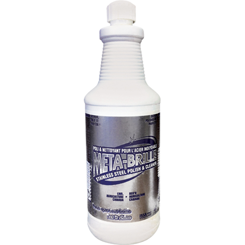 Poli pour l'acier inoxydable Meta-Brille, 950 ml/950,0 ml, Bouteille Solutions industrielles ALPHA