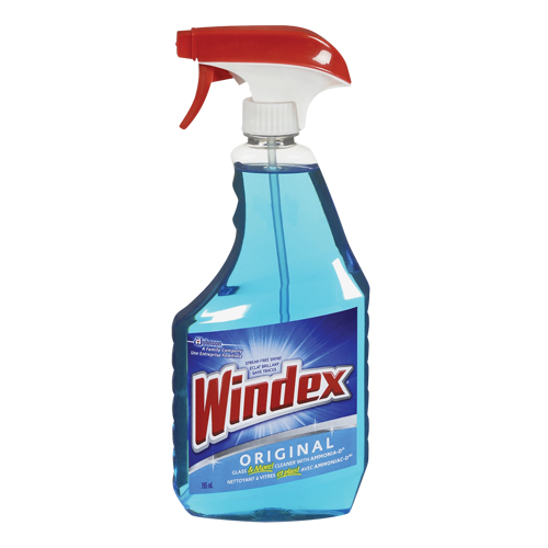 Nettoyant &agrave; vitres Windex, 765 ml, Bouteille &agrave; g&acirc;chette Solutions industrielles ALPHA