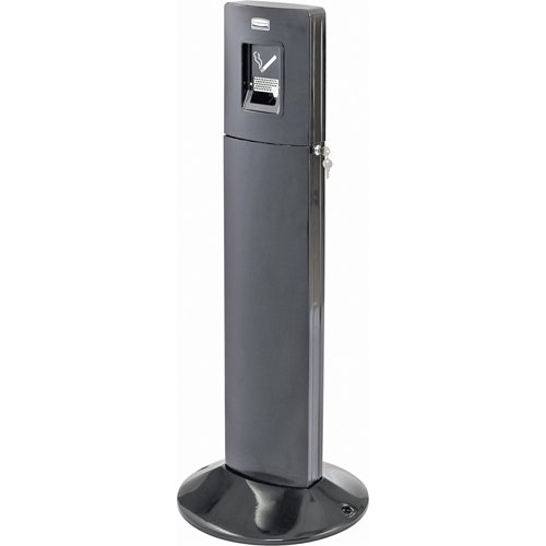 Metropolitan Smokers' Station, Free-Standing, Stainless Steel, 1.6 US gal. Capacity, 42-4/5" Height Solutions industrielles ALPHA