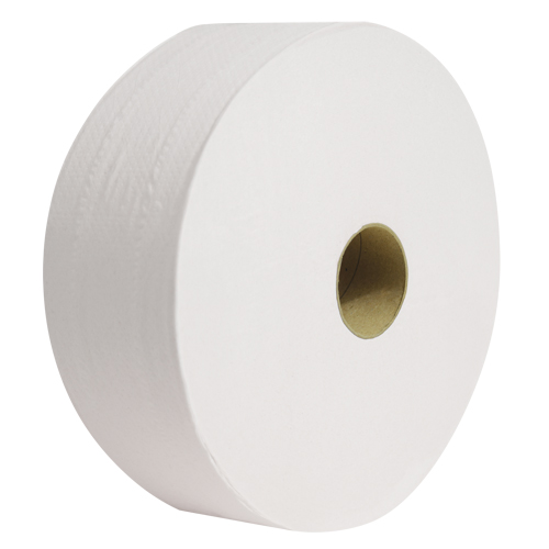 Pro Perform Toilet Paper, Jumbo Roll, 2 Ply, 1400' Length, White Solutions industrielles ALPHA
