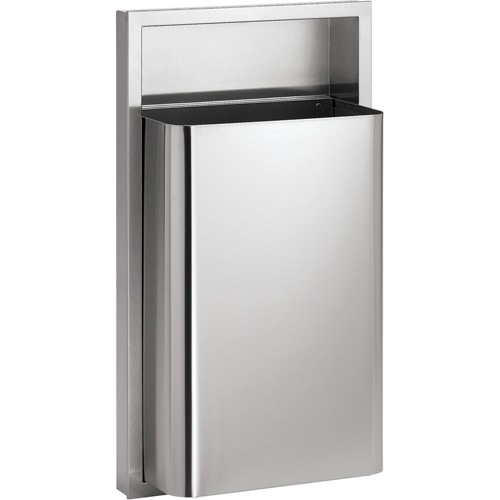 Waste Receptacles, Stainless Steel, 12 US gal. Solutions industrielles ALPHA