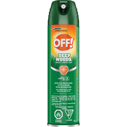 OFF! Deep Woods&reg; Insect Repellent, 25% DEET, Aerosol, 230 g Solutions industrielles ALPHA