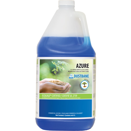 Nettoyants pour verre et fen&ecirc;tres Azure, 4 L, Cruche Solutions industrielles ALPHA