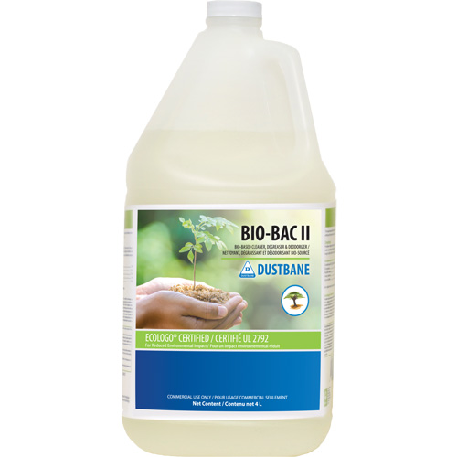 Nettoyants et d&eacute;graissants Bio-Bac II, 4 L/4,0 L Solutions industrielles ALPHA