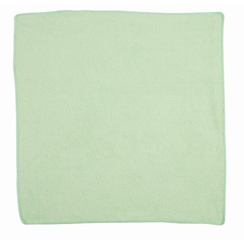 Chiffon de nettoyage pour travaux l&eacute;gers, Microfibre, Vert Solutions industrielles ALPHA