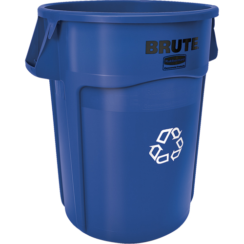 BRUTE&reg; Round Recycling Containers, Bulk, Plastic, 44 US gal. Solutions industrielles ALPHA