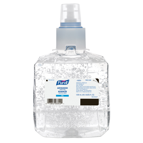D&eacute;sinfectant pour les mains avanc&eacute; LTX-12, 1200 ml, Cartouche de recharge, 70 % alcool Solutions industrielles ALPHA
