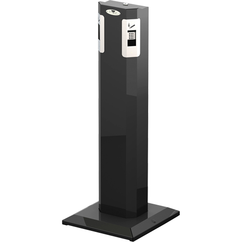 Cendrier sur socle, Sur pied, M&eacute;tal, Capacit&eacute; 1,6 gal. US, Hauteur 41-1/2" Solutions industrielles ALPHA