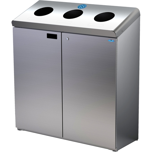 Station de recyclage au sol, Vrac, Acier inoxydable, 42 gal. Solutions industrielles ALPHA