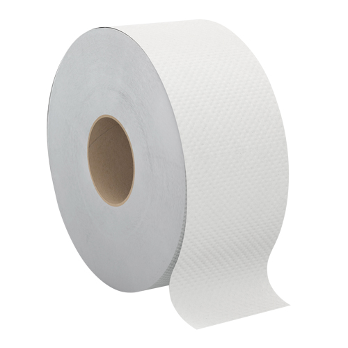 Pro Select Toilet Paper, Jumbo Roll, 2 Ply, 500' Length, White Solutions industrielles ALPHA