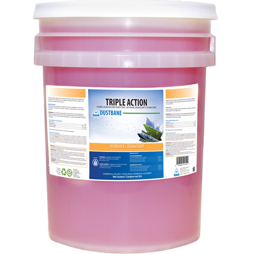 Nettoyant et d&eacute;graissant d&eacute;sinfectant Triple Action, 20 L, Seau Solutions industrielles ALPHA