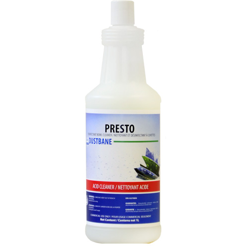 Presto Disinfectant Bowl Cleaner, 1 L, Bottle Solutions industrielles ALPHA