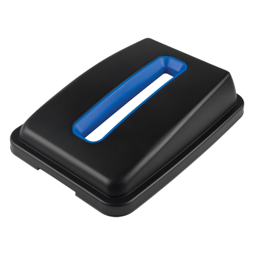 Waste Classification - Lid, Open Lid, Plastic, Fits Container Size: 17-1/4" x 12-1/2" Solutions industrielles ALPHA