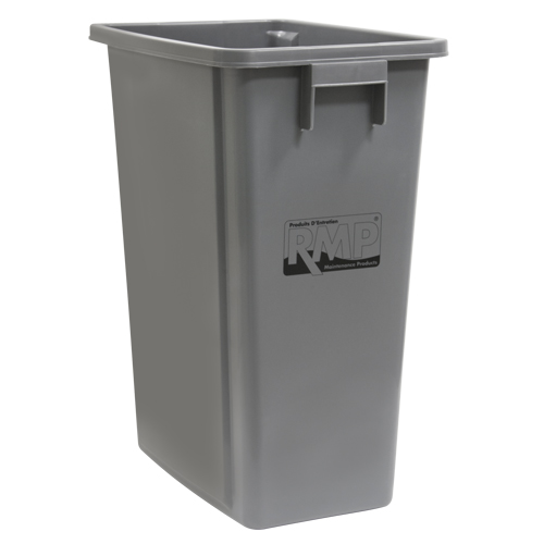 Bac &agrave; d&eacute;chets et de recyclage, Plastique, 16 gal. US Solutions industrielles ALPHA