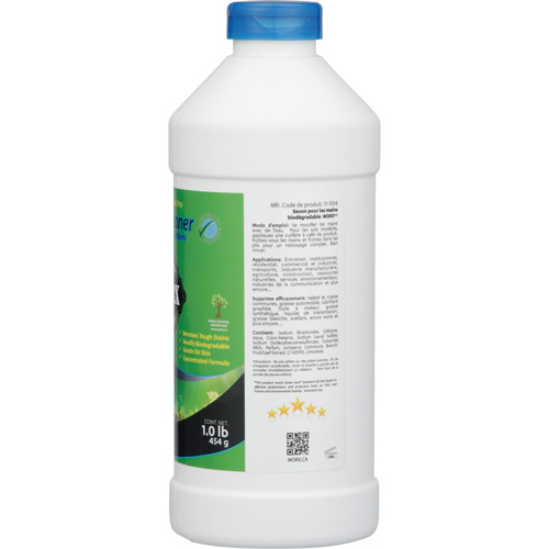 Biodegradable Hand Cleaner, Powder, 1 lbs., Bottle, Scented Solutions industrielles ALPHA