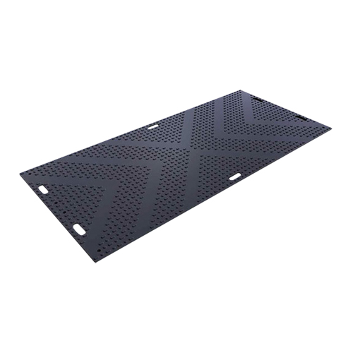 Protecteur de sol LibertyMat d'usage moyen, 4' x 8', Poly&eacute;thyl&egrave;ne haute densit&eacute;, Textur&eacute;, Noir Solutions industrielles ALPHA