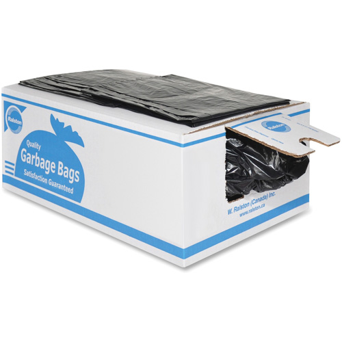 Industrial Garbage Bags, Strong, 36" W x 26" L, 0.85 mils, Black Solutions industrielles ALPHA