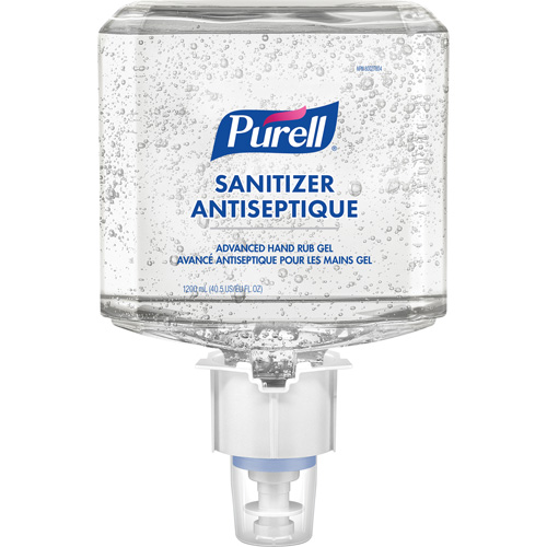 Gel d&eacute;sinfectant avanc&eacute; pour les mains ES6, 1200 ml, Cartouche de recharge, 70 % alcool Solutions industrielles ALPHA