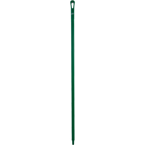 Ultra Hygiene Handle, Broom/Scraper/Squeegee, Green, Ergonomic, 59" L Solutions industrielles ALPHA