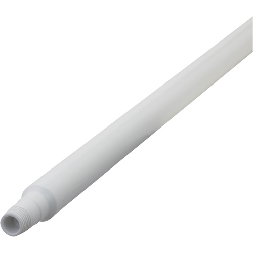 Ultra Hygiene Handle, Broom/Scraper/Squeegee, White, Ergonomic, 59" L Solutions industrielles ALPHA