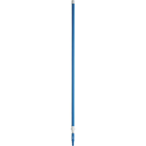 Manche de brosse pour plateforme, Brosse/Support &agrave; tampon, Bleu, T&eacute;lescopique, 62"-113" lo Solutions industrielles ALPHA