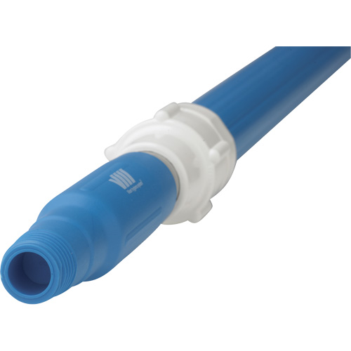 Manche de brosse pour plateforme, Brosse/Support &agrave; tampon, Bleu, T&eacute;lescopique, 62"-113" lo Solutions industrielles ALPHA