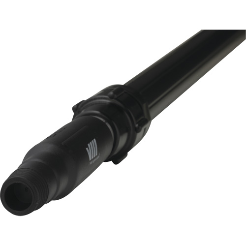 Manche de brosse pour plateforme, Brosse/Support &agrave; tampon, Noir, T&eacute;lescopique, 62"-113" lo Solutions industrielles ALPHA