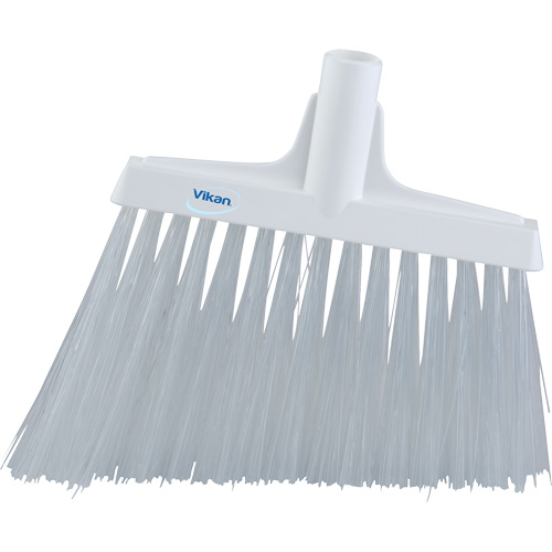 T&ecirc;te de balai oblique, Crins Extra-ferme, 12", Polyester, Blanc Solutions industrielles ALPHA