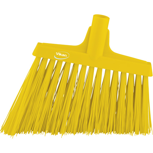 T&ecirc;te de balai oblique, Crins Extra-ferme, 12", Polyester, Jaune Solutions industrielles ALPHA