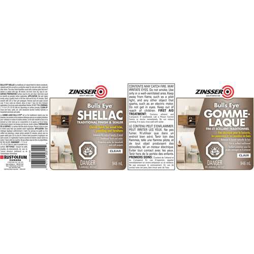 Zinsser&reg; Bulls Eye&reg; Shellac Sealer Solutions industrielles ALPHA