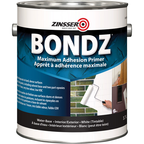 Appr&ecirc;t &agrave; adh&eacute;rence maximale Bondz, 3,78 L, Gallon, Blanc Solutions industrielles ALPHA