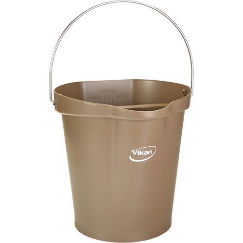 Food Hygiene Bucket, Brown, 3 US gal. Solutions industrielles ALPHA