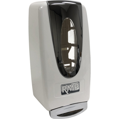 Foam Soap Dispenser, Push, 1000 ml Capacity, Cartridge Refill Format Solutions industrielles ALPHA