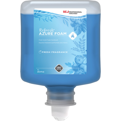 Refresh Azure Hand Soap, Foam, 1 L, Scented Solutions industrielles ALPHA